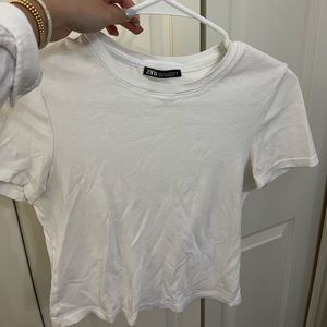 Zara white tee